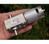 Accessori fai da te 5840-545 Motoriduttore a vite senza fine a doppio albero DC 12V-24V 2.2RPM-4.4RPM Motore di riduzione ad ingranaggi a vite senza fine Turbo a bassa velocità e coppia elevata 1 pz m