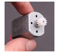 Accessori fai da te Elettrico Piccolo avviamento elettronico 130 Piccolo avviamento elettronico DC 3V-5V Spazzola in metallo prezioso Micro avviamento elettronico a quattro ruote 130SH + Ingranaggio f
