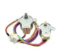 Accessori fai da te Mini motore 24BYJ48 20BYJ46 motore, motore albero D, doppio motore 180 Ohm 12v, utensili motore coperchio WC intelligente motore speciale (Size : Red Main Line Motor)