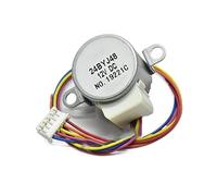 Accessori fai da te Mini motore 24BYJ48 Motore passo-passo, motore sincrono del vento spazzata 12V, motore del gancio del condizionatore d'aria, strumenti del motore della direzione del vento della gu
