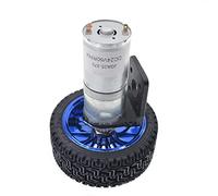 Accessori fai da te Model Power 25GA370 Motore riduttore DC Motoriduttore, Parti for modellismo Accessori fatti mano, Accoppiamento staffa motore Ruota 65MM, Smart Hobby motore speciale (Color : 24v