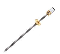 Accessori fai da te Motoriduttore GA12-N20 Mini motoriduttore DC, 3V6V12V Vite filettata M4 Albero lungo 100mm con flangia, Accessori elettrici motore lineare M4 * 100MM motore speciale (Size : 12V20