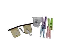 Accessori Fai da Te per La Lavagna Interattiva per Bambini, Lavagna per attività di Sviluppo Dell'intelligenza dei Materiali, Regalo, Fermagli per Vestiti