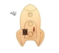 Accessori Fai da Te per La Lavagna Interattiva per Bambini, Lavagna per attività di Sviluppo Dell'intelligenza dei Materiali, Regalo, Razzo