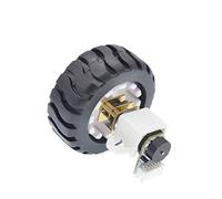 Accessori fai da te Piccolo avviamento elettronico elettrico DC 6V Avviamento elettronico con encoder Avviamento elettronico N20 Micro Speed Gear con ruote in gomma da 43 mm Staffa di montaggio Avvi