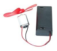 Accessori fai da te Set di pale del ventilatore della scatola della batteria del motore mini motore, motore micro 3v cc, motore 130 cc, kit elettrico for auto 3v ruota cc elettrica piccolo motore moto