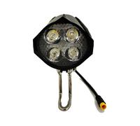 Accessori Faros LED Per Ebike 36V 48V Lampada 3 Pin Con Clacson Luce Anteriore