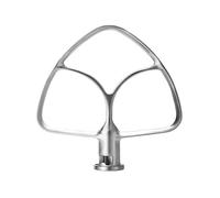 Accessori For Accessori Mixer Aid, Compatibili Con Kitchenaid, Frusta A Filo K5WW For Robot Da Cucina Da 5 Litri, Gancio For Impastare 5K7SDH E Paletta Mixer Aid.(Stainless steel pulp)