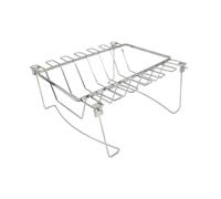 Accessori for affumicatore di carne Contiene 1 pollo intero Griglia for arrosti in acciaio inossidabile Griglia for cosce di pollo for pollo Griglia for barbecue Forno Carne