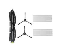 Accessori For Aspirapolvere Robot, Spazzola A Rullo, Coperchio, Serbatoio Dell'acqua, Contenitore Della Polvere, Panno For Mocio, Telaio, Filtro, Compatibile Con Qihoo 360, S10 X100 Max(Chocolate)
