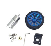 accessori for auto JGA25-370 motoriduttore 65mm staffa for pneumatici giunto DC6V 12V 24V telaio for bilanciamento robot fai da te(399RPM_DC24V)