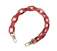 Accessori for borse da donna Parti accessorie for borsette da donna Bianco Rosso Rosa Caramelle Catena in resina acrilica Tracolla di lusso Tracolla da donna Borsa a catena con pochette carina (Colore