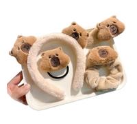 Accessori for capelli a forma di capibara dei cartoni animati, copricapo, fermaglio elastico for capelli, fermaglio for capelli da donna(Hair claw clip)