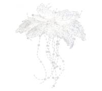 Accessori for capelli Accessori for capelli Matrimonio Donna Nappa di cristallo Pettine laterale for capelli Pizzo fatto a mano Paillettes Accessorio for capelli da sposa Fermaglio for capelli Pettine