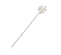 Accessori for capelli, Bastoncini for capelli vintage Forcina for capelli con perle, Bacchette cinesi for capelli in argento S925, Bastoncini for capelli decorati con rami di fiori di ciliegio for chi