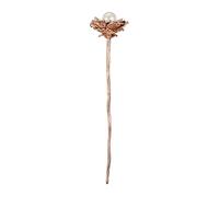 Accessori for capelli, Bastoncini for capelli vintage Forcina for capelli con perle, Bacchette cinesi for capelli in argento S925, Bastoncini for capelli Buddha in oro rosa for chignon, Gioielli for c