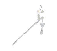 Accessori for capelli, Bastoncini for capelli vintage Forcina in giada, Bacchette cinesi for capelli in argento S925, Bastoncini for capelli pendenti decorati con nappa, Gioielli for chignon pendenti