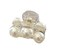Accessori for capelli con perle, pinze grandi, medie e piccole, pinze, forcine(5 three pieces small 5cm)