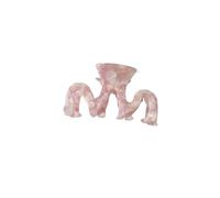Accessori for capelli da donna, pinze cave a forma di M, forcine for capelli pigre, forcine for capelli updo(Floral Light Purple)