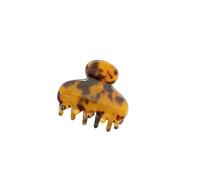 Accessori for capelli, fermaglio for capelli piccolo e semplice, fermaglio for capelli mezzo piccolo(Brown tortoise)