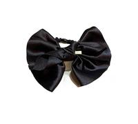 Accessori for capelli for il pendolarismo quotidiano con decorazione a fiocco annodato, corda for capelli a forma di cerchio for l'intestino tenue(black)