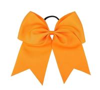 Accessori for capelli in elastico con fiocco a coda di rondine colore solido da 5 pezzi 8 pollici for accessori for Per Cheerleaders(Color 9)