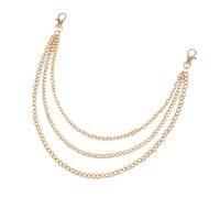 Accessori for catene di jeans con accessori for pantaloni a catena multistrato da 2 pezzi Per Jeans(Gold)