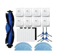 Accessori for Cecotec 2290 Ultra Spazzola principale Sacchetti for la polvere Filtro heap Boccola laterale Parti for aspirapolvere robot (Color : 21PCS)