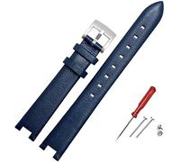 Accessori for cinturini in pelle 5376812/42 5376830 | For swarovski Devil's Eye, for 5376812/42, for 5376830, tacca femmina, blu-argento, larghezza 12 mm
