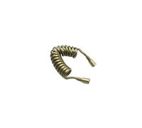 Accessori for doccia da bagno Tubo flessibile a molla Tubo flessibile G1/2 Attacco tubo flessibile 1,5 m Argento/grigio/oro rosa/bianco/nero(Spring Bronze 2M)