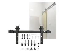 Accessori For Ferramenta For Porte Fienile,kit Binario Scorrevole In Acciaio Al Carbonio,binario Scorrevole For Porte Push-pull,for Garage Casa,carico 150kg(118" Track (Single Door))