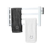 Accessori For Il Bagno Portasciugamani Elettrico 115℉-155℉, 45℃-70℃ 1-24H Scaldasalviette Intelligente Da Riscaldamento rapido ed efficiente(Right,WHITE 04)