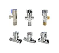 Accessori for il collegamento del tubo flessibile da giardino in ottone da 1/2 pollice maschio femmina femmina rubinetto giunto filettato a T valvola collettore 2/3 vie giunto tubo 1