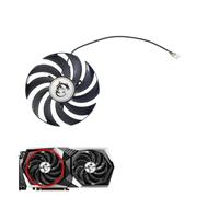 Accessori for il raffreddamento della scheda grafica PLD10010S12HH 95MM 4PIN RTX3060 Ti GPU FAN, compatibile con MSI, Radeon, RX 6700 XT Gaming X GeForce RTX 3060(Left Fan)