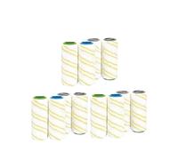 Accessori For La Pulizia Della Spazzola A Rullo For Pavimenti Elettrici, Compatibili Con Karcher FC5 FC7 FC3 FC3D, Pezzi Di Ricambio For Aspirapolvere Robot(Yellow12pcs)