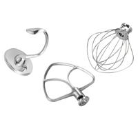 Accessori for mixer, compatibili con Kitchenaid 4.5-5QT Supporto con testa inclinabile in acciaio inossidabile K45WW Frusta a filo K45DH Gancio for impastare Frusta a bordo piatto