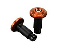 Accessori for moto Manopole Terminali Manubrio Terminali Tappo Compatibile con la maggior parte delle moto(B-orange)