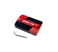 Accessori for motociclette Serbatoio del liquido dei freni Tazza dell'olio compatibile con PCX125 PCX150 PCX160 PCX 125 PCX 160 PCX 150 Cappucci delle valvole dei pneumatici Pcx(Red-1PC)