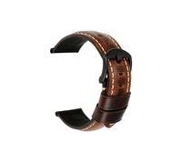 Accessori for orologi con cinturino cinturino 20mm 22mm 24mm Cinturino vintage in pelle di mucca adatto for cinturino Panerai Fossil (Color : Dark Brown B, Size : 24mm)