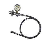 Accessori for palline morbide for pittura ad aria CO2 DIN G5/8 Connect Fill Station Adattatore di ricarica for riempimento Manometro in acciaio inossidabile(37inch Hose)