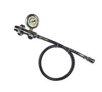 Accessori for palline morbide for pittura ad aria CO2 DIN G5/8 Connect Fill Station Adattatore di ricarica for riempimento Manometro in acciaio inossidabile(24inch Hose)