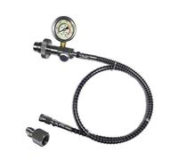 Accessori for palline morbide for pittura ad aria CO2 DIN G5/8 Connect Fill Station Adattatore di ricarica for riempimento Manometro in acciaio inossidabile(37inch Hose BSP QD)