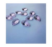 Accessori for perline pendenti in cristallo decorativo con gocce di vetro liscio da 10 pezzi da 28 mm(Pink)