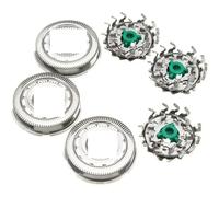 Accessori For Rasoio. 3/6 Pezzi, Compatibili Con Philips SH90/62 8000 S8950 9000 S9000 S9011 S9021 S9031 S9041 S9111, Testina Di Ricambio For Rasoio.(6pcs)