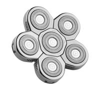 Accessori For Rasoio Intelligente Multilama, Rasoio Rotante Lavabile Multifunzione Da Uomo, Testina Di Ricambio For Rasoio(8 knife head Silver)