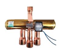 Accessori For Refrigerazione E Condizionamento Dell'aria Valvola Di Inversione A Quattro Vie Bobina Da 12 Cavalli - 15 Cavalli DC24V(Interface 19 22mm)