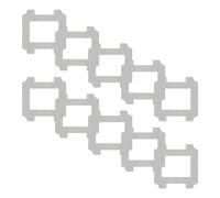 Accessori For Robot Lavavetri, Compatibili Con Dreame, Straccio Di Ricambio For Robot Aspirapolvere For Vetri C1/C1 Station, Panno Lavabile E Riutilizzabile(10pc)