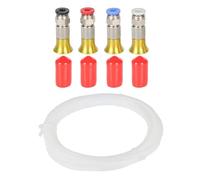 Accessori for scatola essiccatore filamento stampante 3D PC4-M6 Connettore pneumatico dritto Tubo PTFE 4 * 2,5 mm Raccordo di alimentazione M6 da 1,75 mm distintivo(4 sets 4M W PTFE)