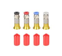 Accessori for scatola essiccatore filamento stampante 3D PC4-M6 Connettore pneumatico dritto Tubo PTFE 4 * 2,5 mm Raccordo di alimentazione M6 da 1,75 mm distintivo(4 sets)