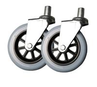 Accessori for sedie a rotelle, cerchi in lega di alluminio da viaggio, forcella anteriore, fibbia for ruota anteriore piccola da 5 pollici.(Size:Front fork five inch wheels)